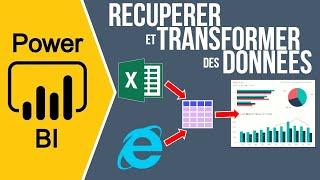 POWER BI - RÉCUPÉRER ET TRANSFORMER DES DONNÉES POUR CRÉER DES GRAPHIQUES